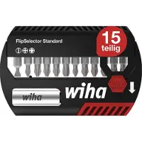Wiha 39049 39049 Bitset 13-delig Plat, Kruiskop Phillips, Kruiskop Pozidriv