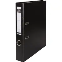 Pergamy Ordner A4 50 mm PP en papier zwart - 3 stuks