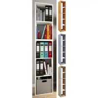 VCM LonaIXXL kantoor wandkast 5 planken eik decor.