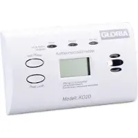 Gloria KO2D Koolmonoxidemelder werkt op batterijen Detectie van Koolmonoxide