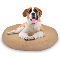 MediaShop Peaceful Pooch XL - pluizig hondenbed - 109cm diameter - opvouwbaar - in verschillende maten. Kattenbed - wasbaar - uitneembare vulling - ontspant gewrichten en spieren - anti-slip noppenbodem