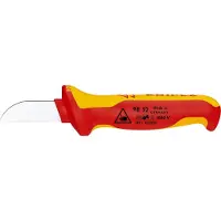 Knipex Kabelmes recht 180 mm VDE - 9852SB