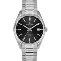 Jacques Lemans Kwartshorloge Derby Horloge, herenhorloge, dameshorloge, roestvrijstalen band, tot 10 bar waterdicht.