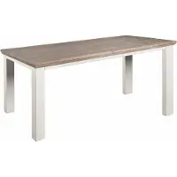 Tower Living Fleur - Dining table 240x100 - KD - square leg (Wit, 240x100x78cm)