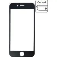 Mobilize Edge-To-Edge Glass Screen Protector Apple iPhone 6/6S Black Full Glue