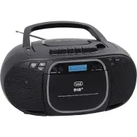 Trevi CMP-576, boombox CD/DAB/USB/CAS, zwart