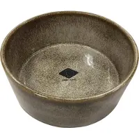 D&D Home Jasper Voerbak - Keramieken Hondenvoerbak en Drinkbak - Anti-kras Noppen - Ø20,8cm - Zand