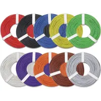 Donau Elektronik 125-MIX Draad 1 x 0.25 mm² Meerdere kleuren 1 set(s)