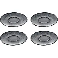 Leonardo Koffieschotel Matera Grijs 11 cm (4-Delig)