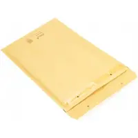 Jiffy Comebag luchtkussenenveloppen, ft 150 x 215 mm, met stripsluiting, bruin, doos van 100 stuks