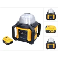 DeWalt DCL 074 Akku Baustellenstrahler Strahler 18 V 5000 lm 4000 Kelvin + 1x Akku 5,0 Ah - ohne Lad