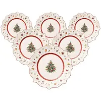 Villeroy & Boch Ontbijtbord Toy's Delight Wit (6-Delig)