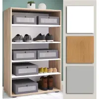 VCM LonaXL5 schoenenkast 5 planken beuken decor.