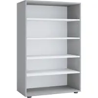 VCM LonaXL5 schoenenkast 5 planken grijs.