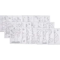 PlayMais Set de 24 cartes à décorer