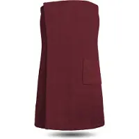 Normani Badjas kort bordeaux