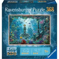 Ravensburger EXIT Puzzle Kids - 13394 Im Unterwasserreich - 368 Teile Puzzle für Kinder ab 9 Jahren, Kinderpuzzle