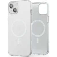 Njord Collections Slim Case MagSafe voor de iPhone 15 Plus - Translucent