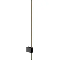Maytoni LED-wandlamp Pars, zwart, Woon-/ Eetkamer, Aluminium, Modern, LED wandlamp