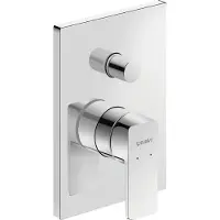 Duravit Manhattan - Inbouwkraan, voor 2 functies, met inbouwdeel, chroom MH4210008010