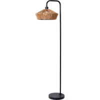 Lucide YUNKAI - Vloerlamp - Ø 40 cm - 1xE27 - Naturel - Japandi
