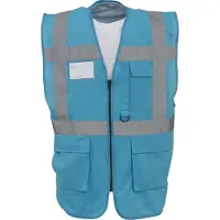 Yoko YK801 Multi-Functional Executive Waistcoat - Blauw