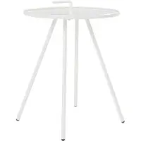 En.casa Tuintafel Fosen rond 55xØ42 cm wit []