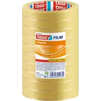 TESA standaard plakband 15 mm x 66 m (10 rollen)