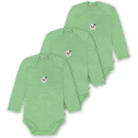 Normani Rompertje/body 'Auckland' beige / groen / appel / zwart / wit