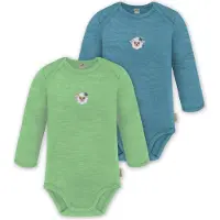 Normani Rompertje/body 'Auckland' blauw / groen / gemengde kleuren