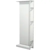 Kerkmann Leeg archiefrek PROGRESS 500 T, aanbouwsectie, met achterwand, H 2600 x B 960 x D 340 mm