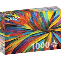 Enjoy Puzzle Colorful Feathers Puzzel (1000 stukjes)