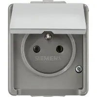 Siemens 5UB4741 Wandcontactdoos Delta Grijs Schakelmateriaal 1 stuk(s)