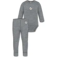 Normani Rompertje/body grijs / gemengde kleuren