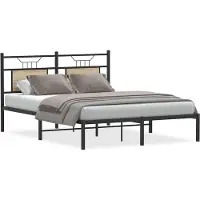 vidaXL Bedframe zonder matras hout sonoma eikenkleurig 137x190 cm