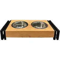 WGXL Collection Hondenbak - Mangohout - Groot - Naturel -