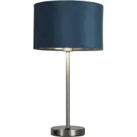 Searchlight Tafellamp Finn Goud Met Blauw