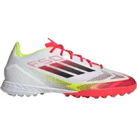 Adidas Heren F50 Pro TF Kunstgras Voetbalschoenen Cloud White/Core Black/Solar Yellow