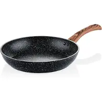 WESTINGHOUSE Koekenpan – Ø 28 cm – Inductie – PFOA-vrij – Black Marble Wood