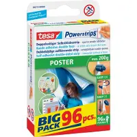 Beiersdorf POWERSTRIPS Poster Dubbelzijdig plakband Wit Inhoud: 96 stuk(s)