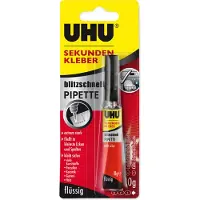 UHU sekundenlijm bliksemsnelle PIPET, 10 g