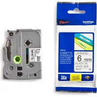 Brother TZ-211 Zwart op Wit (6 mm x 8 m)