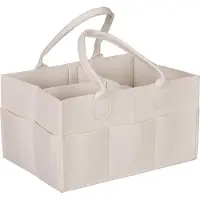 Relaxdays Babyluier-organizer, draagbare babyopbergmand, opvouwbare - Diaper bag/baby changing bag,