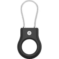 Belkin Components Airtag Holder met staalkabel Zwart