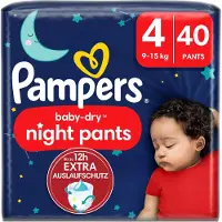 Pampers Baby Dry Night Pants Luierbroekjes Maat 4 (9kg-15kg) 40 Stuks