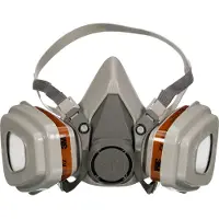 3M Stofmasker 6003KIT-1, type A2P3, tegen organische dampen, met vervangbare filters, herbruikbaar, grijs, 1 stuk