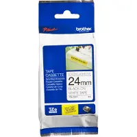 Brother TZe-S251 Tape Zwart op wit (24 mm)
