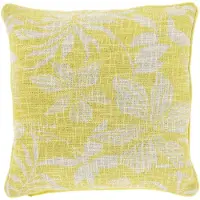 Unique living sierkussen keoni lemon yellow -45x45cm