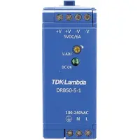 Tdk-lambda DRB50-5-1 DIN-rail netvoeding 5 V/DC 2.5 A 30 W Aantal uitgangen:1 x Inhoud 1 stuk(s)
