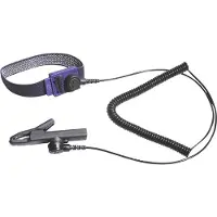 Bernstein 9-342 ESD-armband Zwart Incl. aardingskabel Drukknop 3 mm, Drukknop 10 mm, Krokodilklem